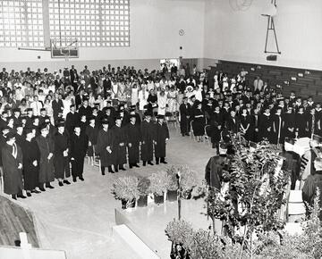Nevada Southern University's second graduation ceremony in 1965
